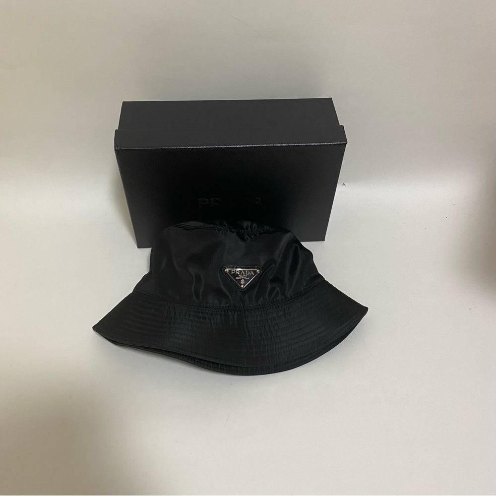 Prada Black Bucket Hat - Picture 5 of 7